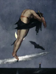 Natt, från serien "Dagens fyra perioder", 1833